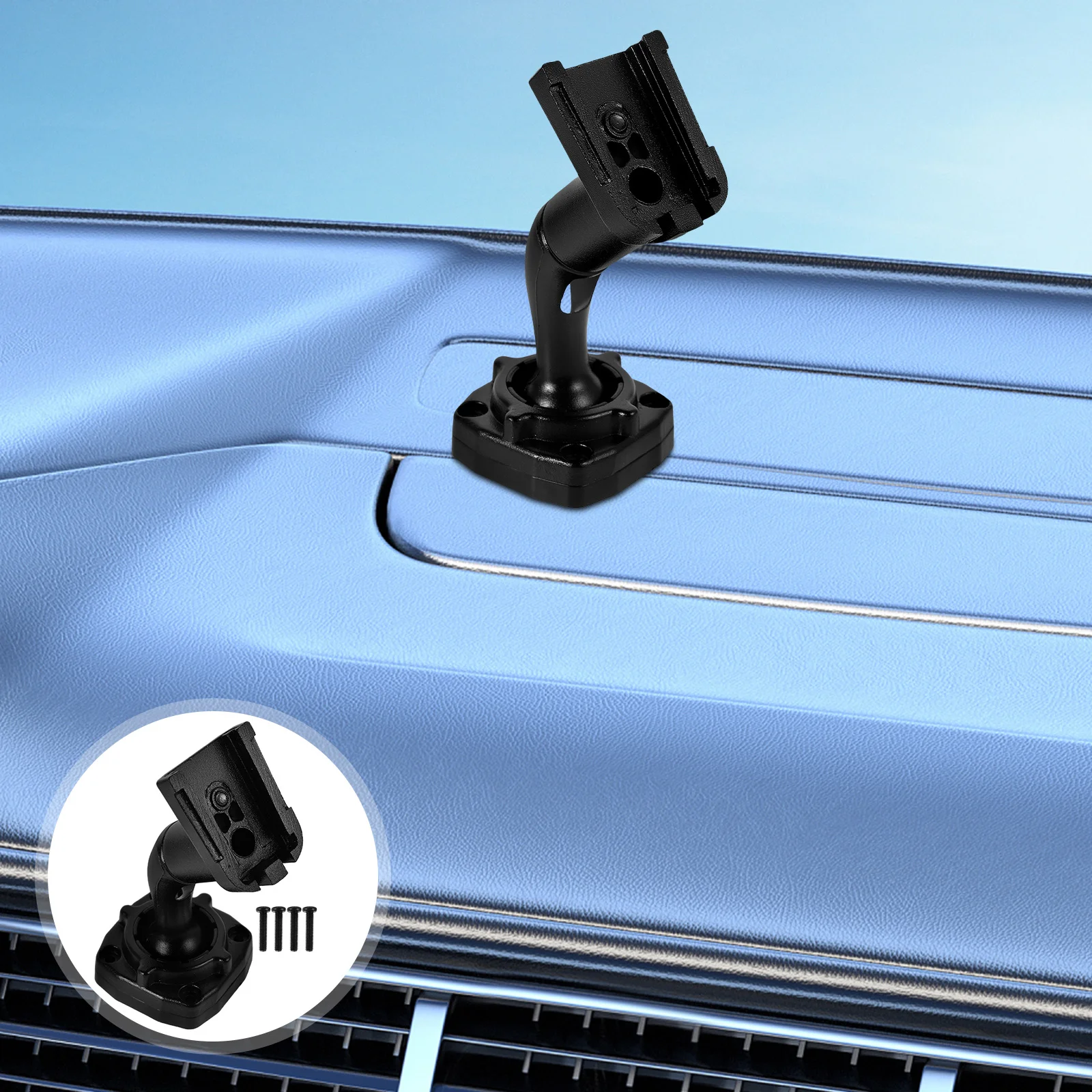 

Universal Rear View Mirror Bracket Black Secure Dash Cam Mount Stable Car Interior Holder Driving Safety Rearview Mirror Mount