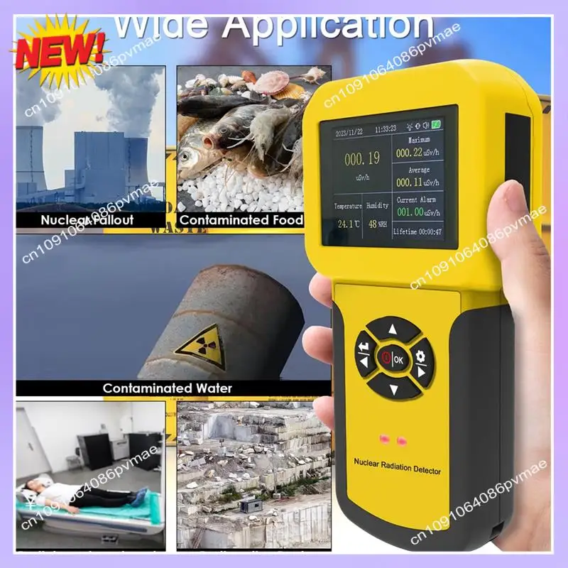 T24C Professional Nuclear Radiation Detector Geiger Counter Radiation Detector Β Y X-Ray Gamma, HP-886A