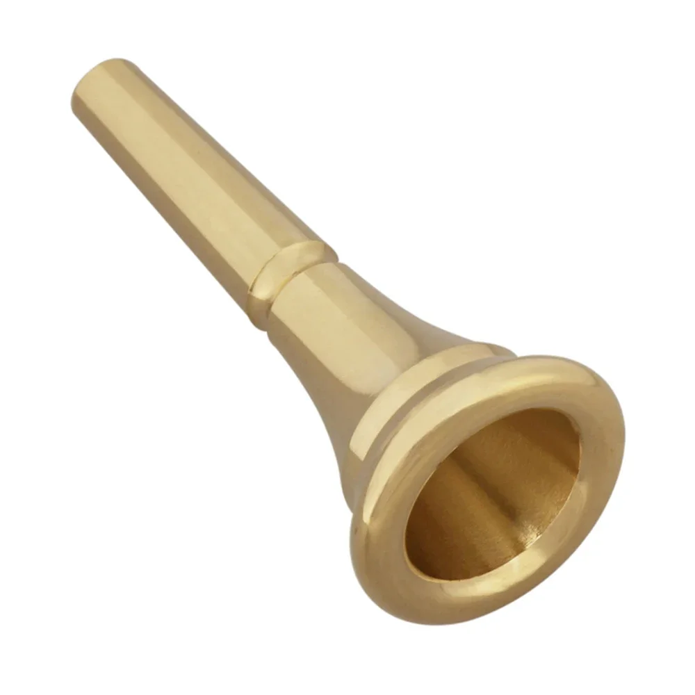 Professionelles Mundstück aus Waldhorn, vergoldetes, versilbertes Mundstück, Ersatzteile für Waldhorn, Musikinstrumentenzubehör – Detail 5