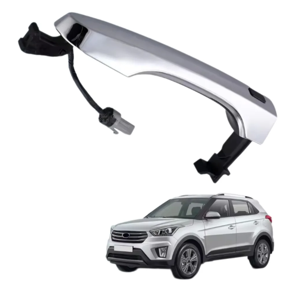 1Pc Silver Front Left Exterior Door Handle For Hyundai 2012-2015 Replacement Part 82651-B3210 Car Accessories