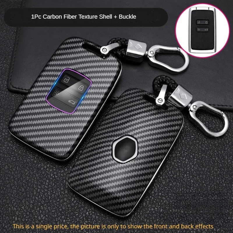 ABS Car Key Case Cover For Renault Koleos Kadjar Scenic Megane Sandero Espace Clio Captur Kangoo Laguna Talisman Twingo