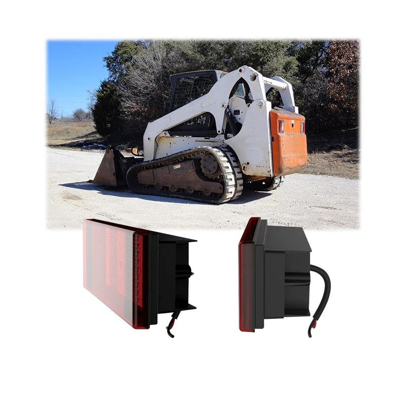 

High Power 320W LED Rear Tail Light Wide Flood Rear Red Tail Light for Bobcat Skid Steer T770 T870