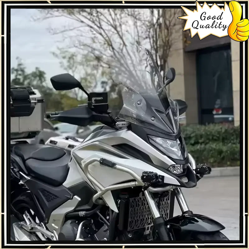 Good Quality For Honda NC750X modified windshield accessories heightened front windshield chest plate imported glass