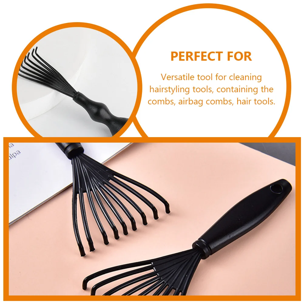

4pcs Comb Cleaner For Hairbrushes Airbag Combs Detangling Cleaning Tool Portable Plastic Comb Cleaning Brush For Home Hair Care