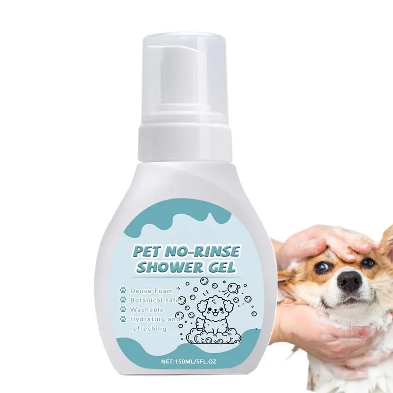 Waterless Cat Shampoo Waterless No Rinse Dry Shampoo for Cat Pet Friendly Dog Dry Foaming Bath Spray for Dogs Kitten Pets