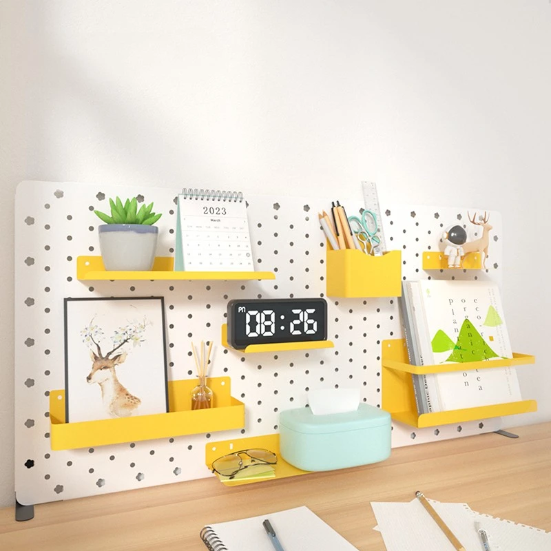 Pegboard Combination Wall Organizer Kit Pieces Peg Board and Accessories Modular Hanging,Wall Mount Display Pegboard Panel