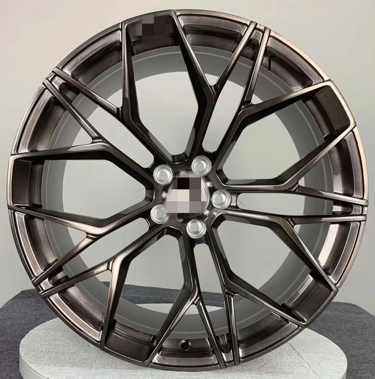 2024 Hot Selling 15-24 Inches T6061 Aluminum Forged Wheel Rim Custom brushed grey Car Wheels New Product