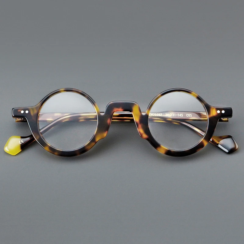 Японские дизайнерские ретро-очки в стиле хип-хоп для мужчин, маленькая полукруглая ацетатная оправа, градиентные линзы для чтения и компьютера с антибликовым покрытием