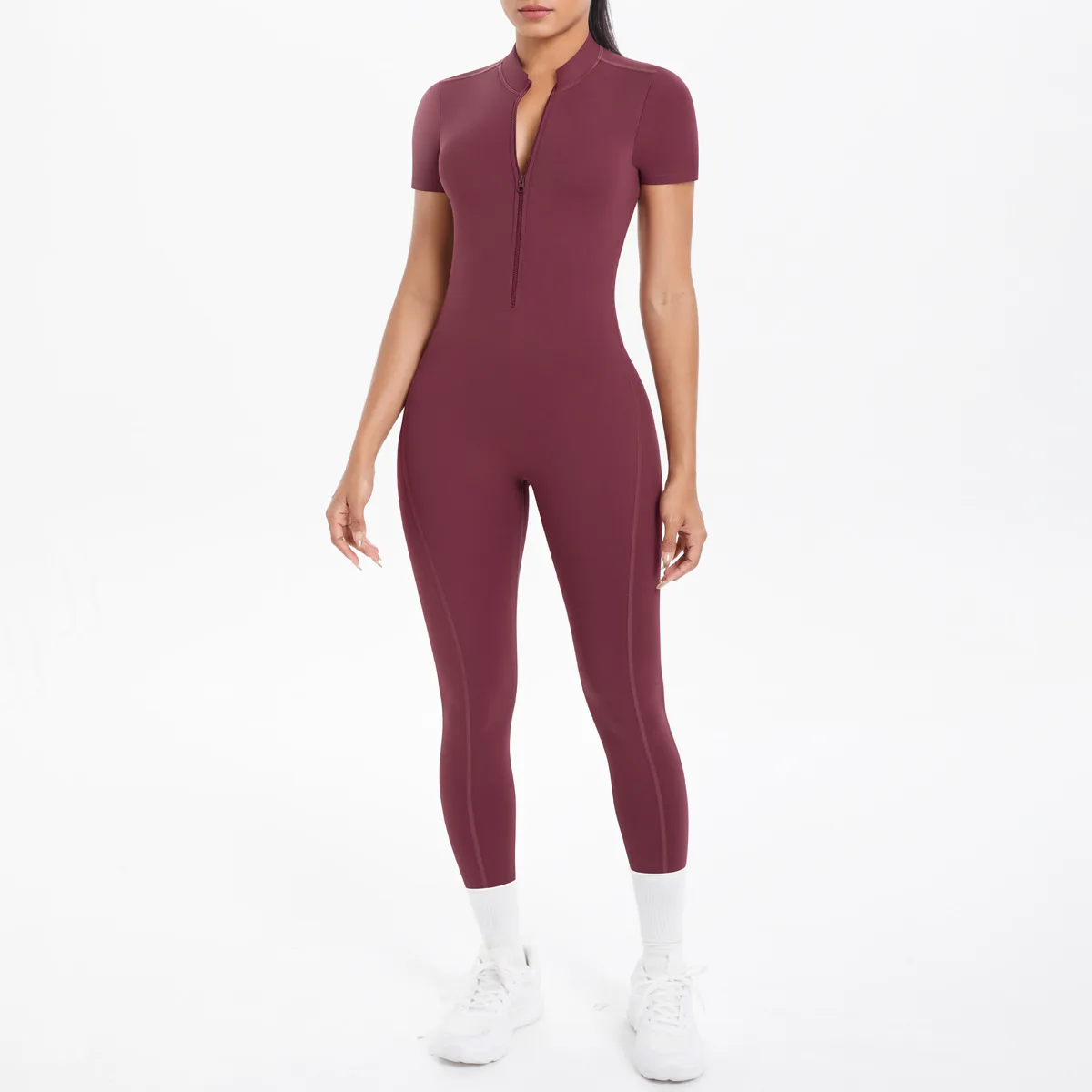 

New Yoga Jumpsuits Sports Fitness Tight Backless Short-sleeved Trousers One-piece Workout Clothes Gym Leggings Yoga Bodysuit