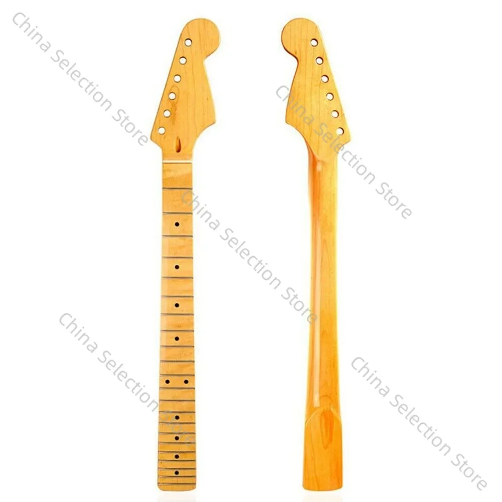 [Bright] 22nd Fret ST Electric Guitar Neck Handle, Maple Fingerboard for ST Strat Stratocaster