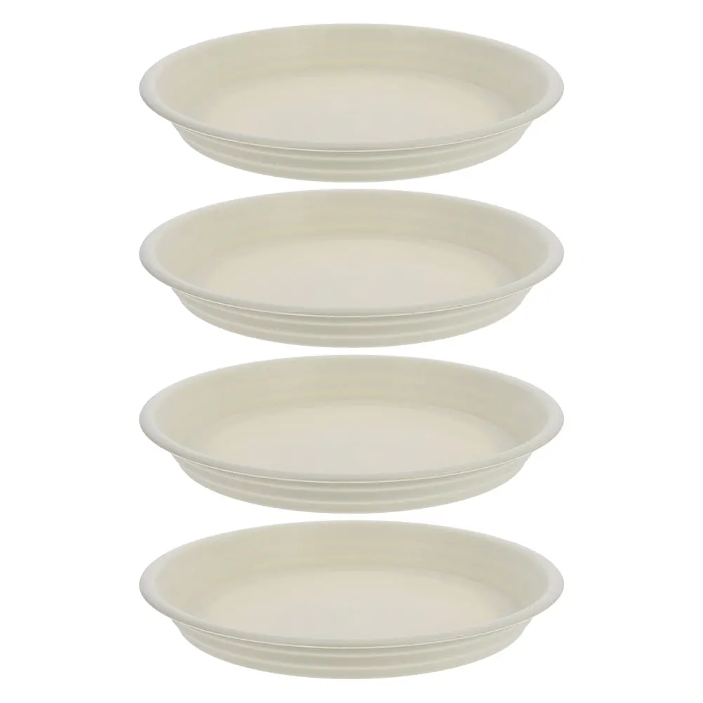 

4 Pcs Flower Pot Base Bottom Watering Tray Flowerpot Planter Drip Holder Saucer Pp
