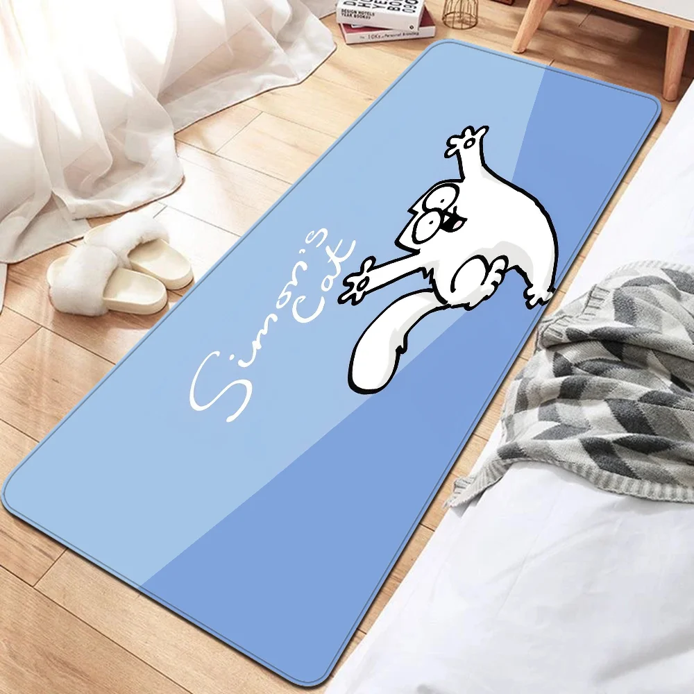 

Cartoon S-Simons-Cat Entrance Door Mat Nordic Style Bedroom Living Room Doormat Home Balcony Anti-Slip Modern Home Decor