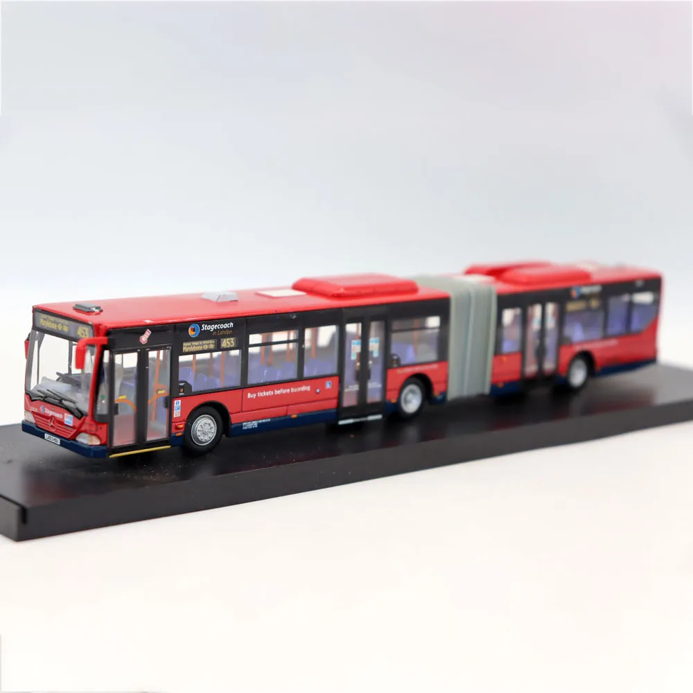 Out Of Print 1:76 Scale Benz Citaro Hinge UK London Bus Model Die-cast Alloy Simulation Coach Ornament Collection Souvenirs Gift