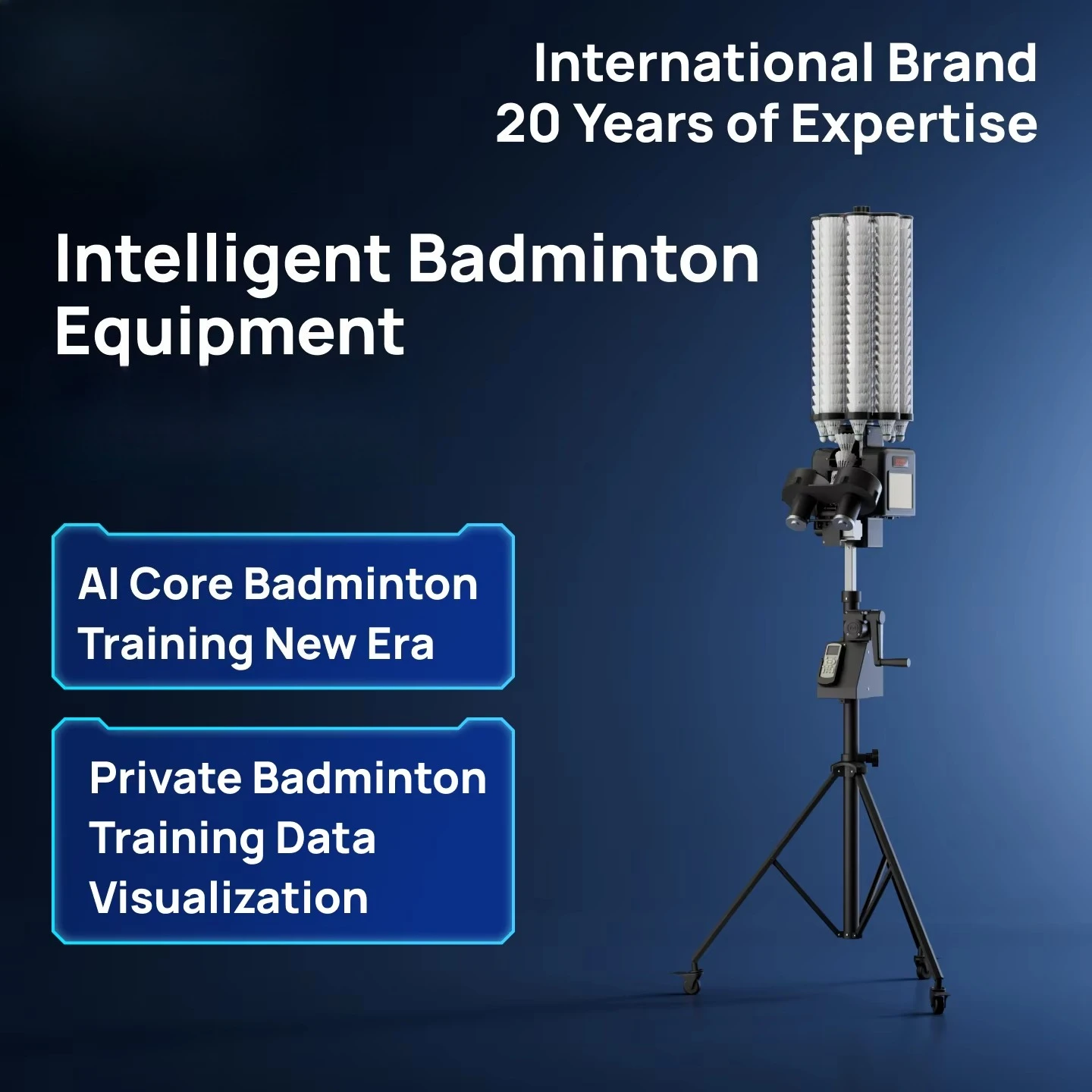 SIBOASI B5 على الانترنت الريشة التدريب آلة خادم الريشة APP/بطارية ليثيوم للتحكم عن بعد 0.75 ~ 7S تخدم التردد 21 نقطة #2