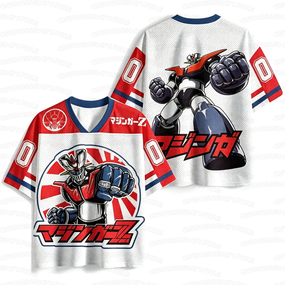 2026 Sommer Herren Damen Anime Mazinger Grendizer Trikot Sommer Fußball T-Shirt Freizeit-Sport-T-Shirt Oberteil – Detail 5