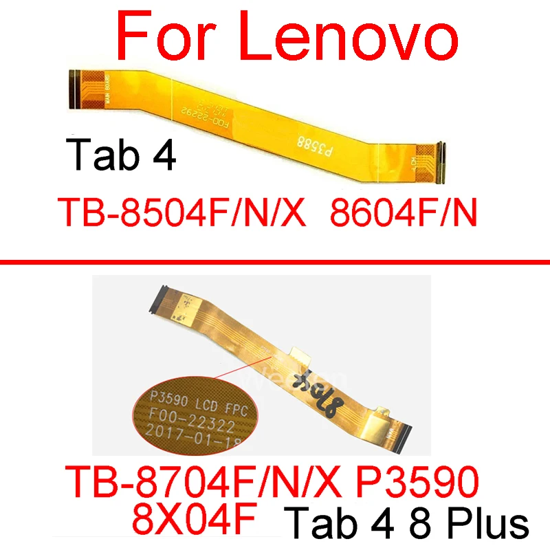 Mainboard Flex Cable For Lenovo Tab4 TB-8504F/N 8604F/N Motherboard Flex Ribbon For Lenovo Tab 4 8 Plus TB-8704F/N/X 8X04F P3590