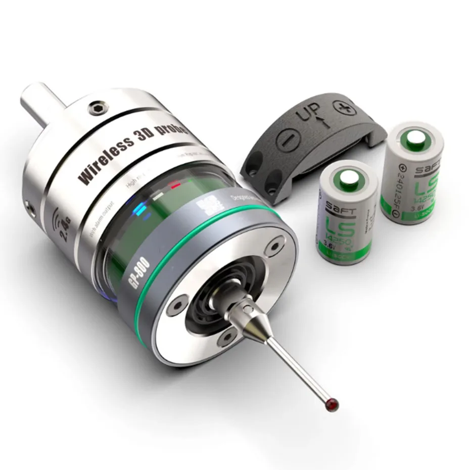 

GP-800 wireless probe 3D edge finder centering rod for CNC machining centers. Replace Renishao Marbos probe