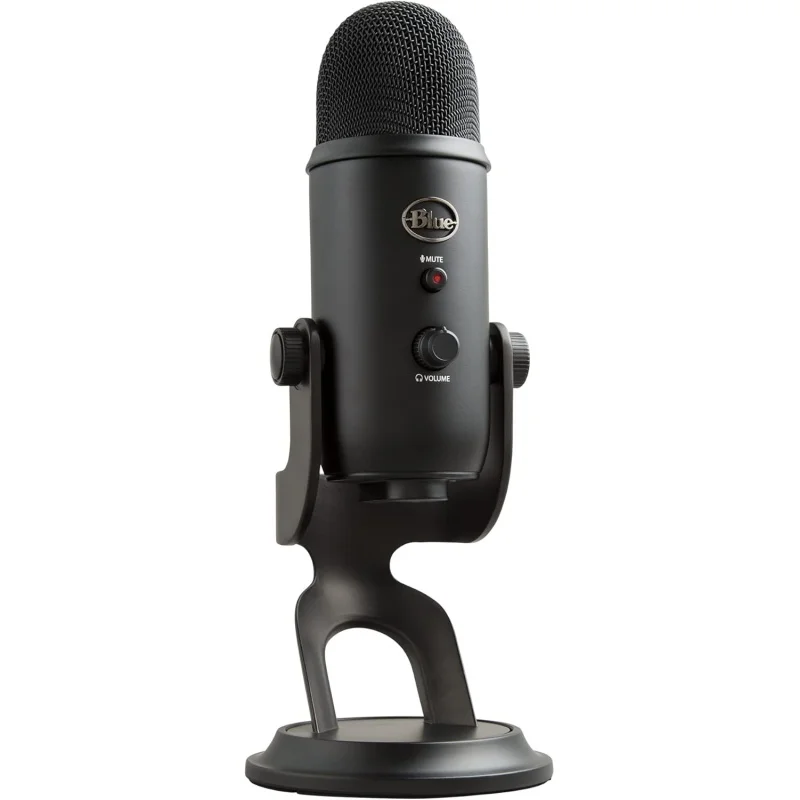 USB Microphone for Recording, Streaming, Gaming, Podcasting on PC and, Condenser Mic for Laptop or Computer with Blue V