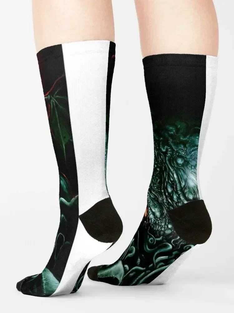 CTHULHU-Face Socks gift summer hip hop new in's Socks Girl Men's