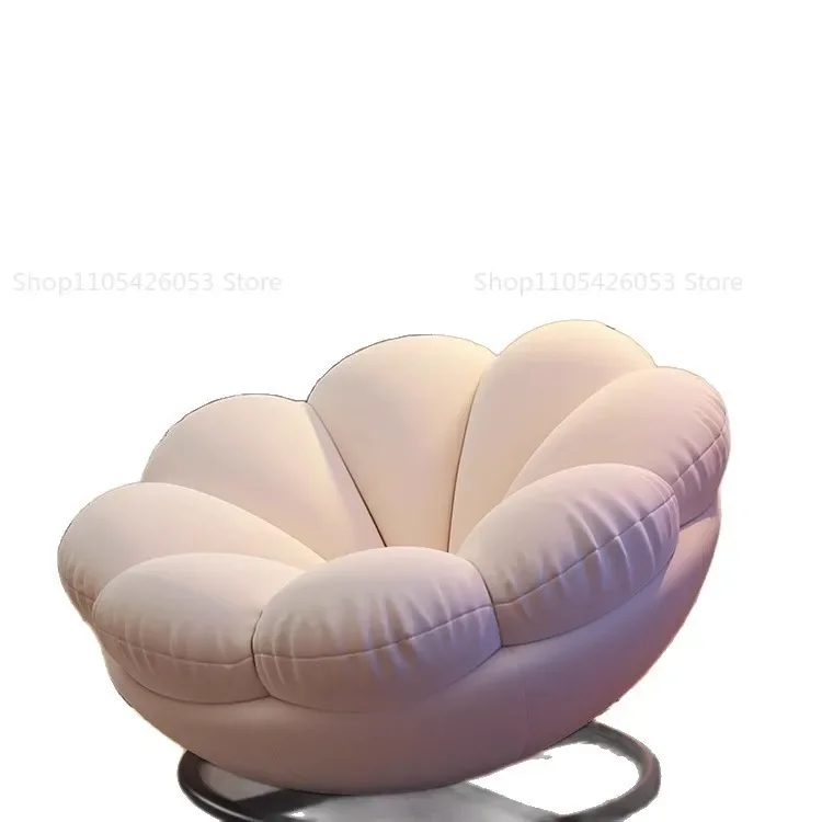 Lazy sofa reclining and sleeping single sofa  new balcony tatami bedroom rotatable leisure chair