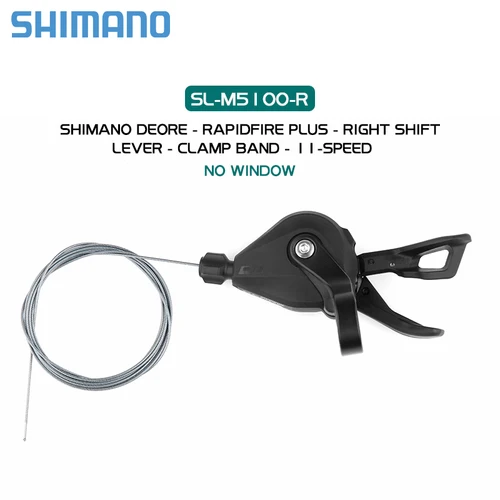 Imagen 2 del producto Grupo de Transmisión SHIMANO DEORE M5100 1X11S para Bicicleta de Montaña, Cassette Hueco Ultraligero HG Sunshine 40/46/48/50/52T, Kit KMC X11 MTB 11V K7