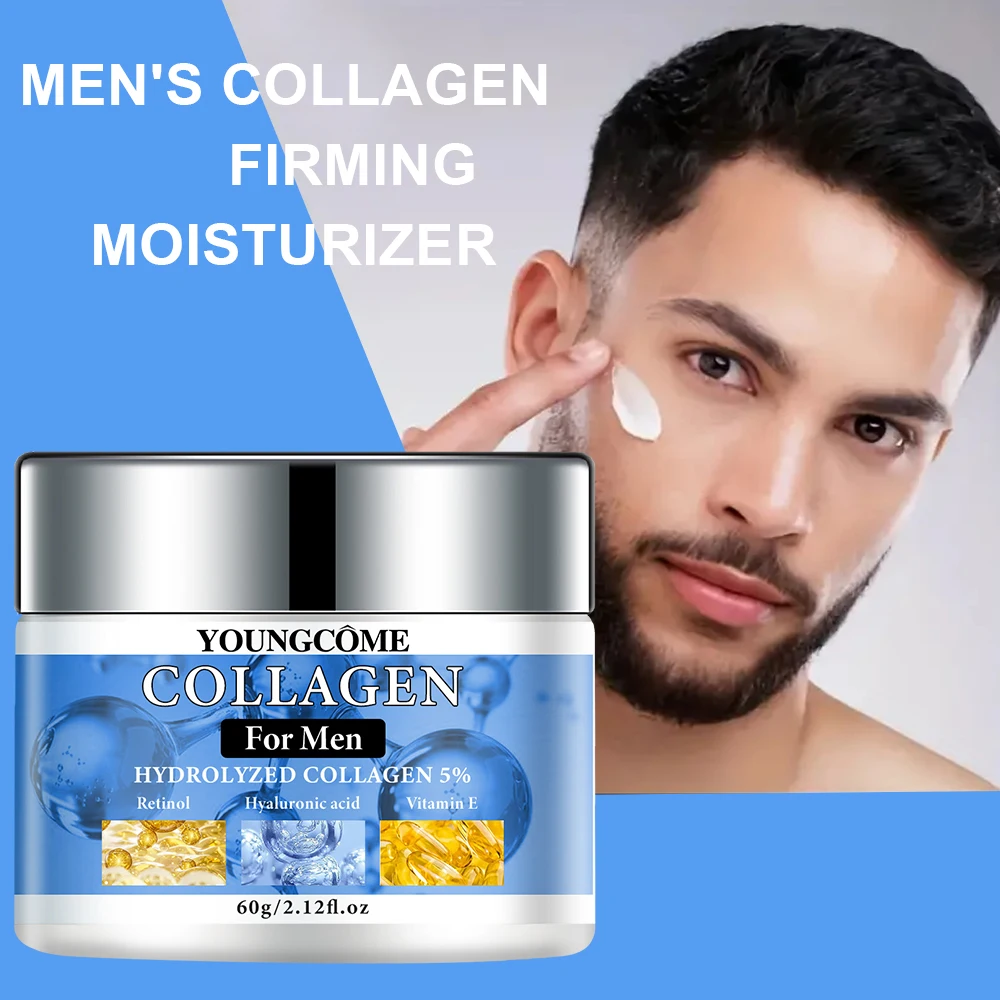 

Smooth Wrinkle Cream for Men Remove Face & Neck Wrinkles Firming Moisturizing Skin Retinol Face Cream Younger Facial Treatment