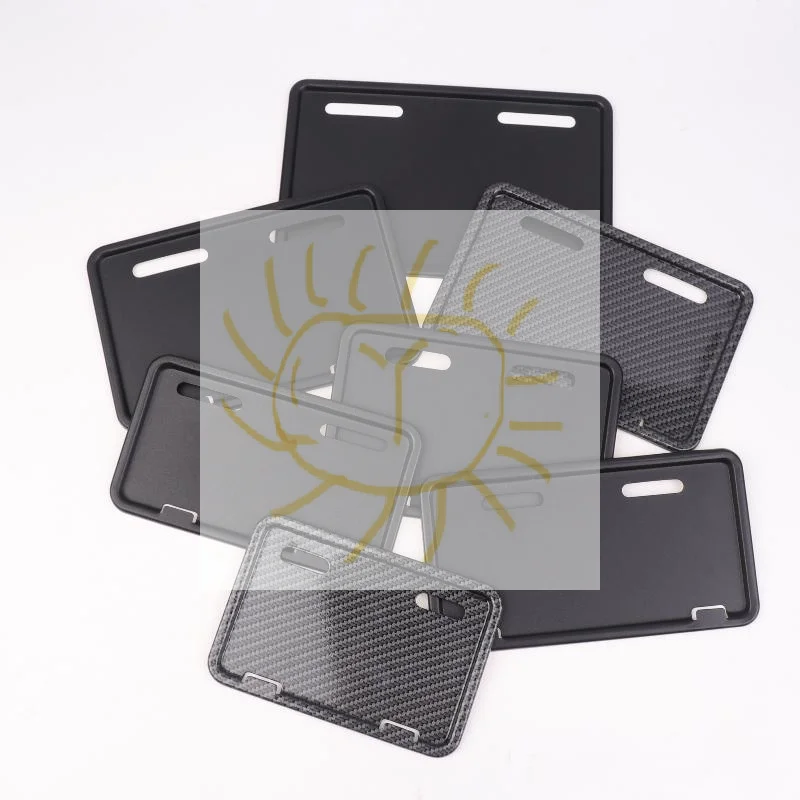 

1Pcs Universal Electric Bicycle Stainless Steel License Plate Holder Frame Anti-theft Protective Cover Motorcycle License Plate