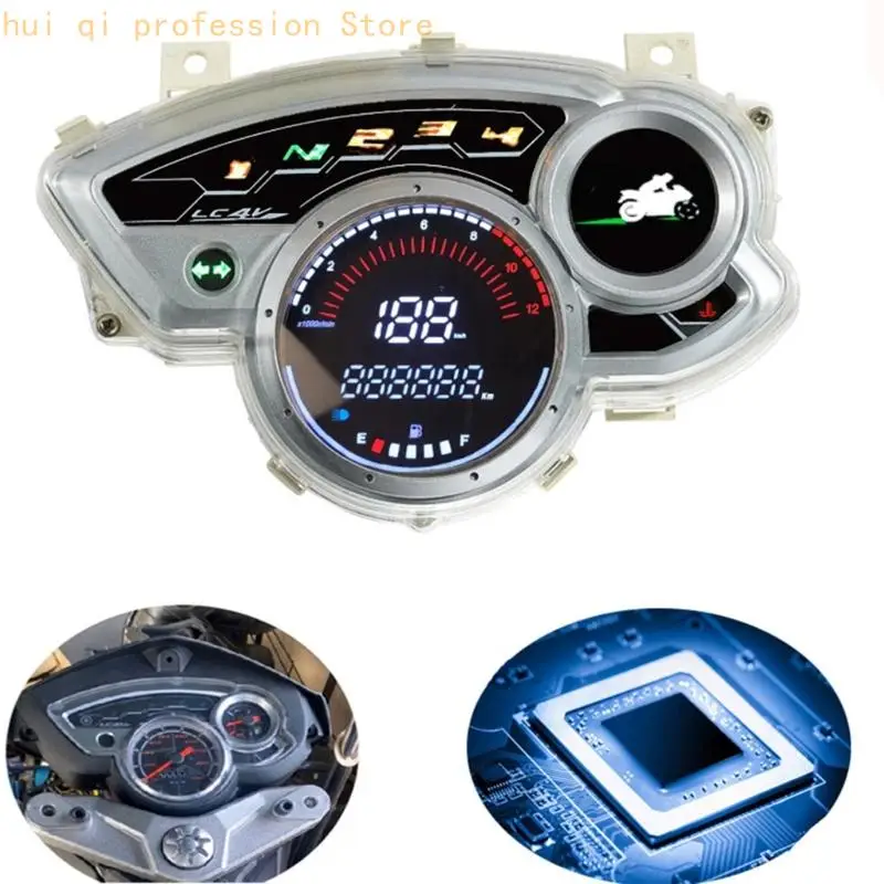 Erweiterte Dashboard LCD Instrument Cluster Tachometer Geschwindigkeit Gauge Für X1R 135 Mit Präzise Geschwindigkeit – Detail 9