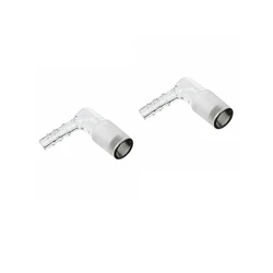 Glass Elbow Adapter with dome screens for for Arizer XQ2 Extreme Q, V-Tower