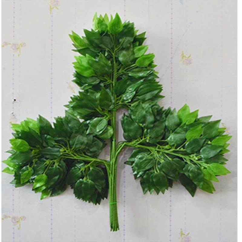 christmas decorations for home .Artificial leaves banyan leaves garden plant plants great quality