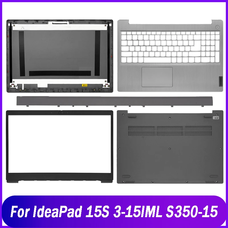 New Rear Lid For Lenovo IdeaPad 15S 3-15IML S350-15 Laptop LCD Back Top Cover Front Bezel Palmrest Hinge Cover Bottom Base Case