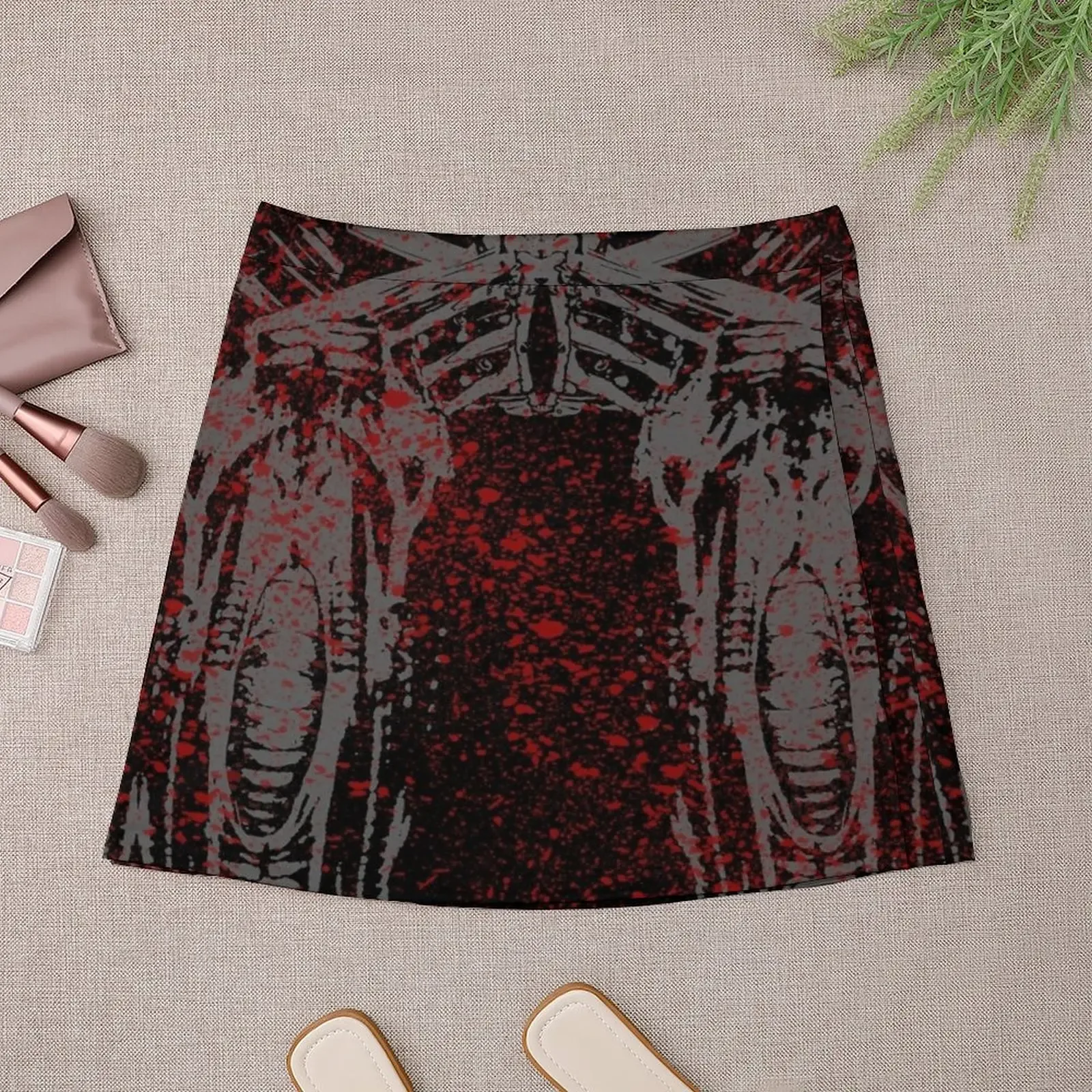 Legging Alien Rok Mini Rok Mini Pendek Seksi Rok Wanita Tren 2025 Rok Gaya Korea