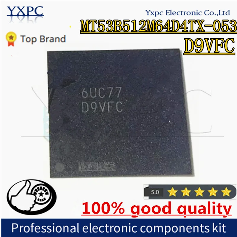 

D9VFC MT53B512M64D4TX-053 WT:C 4GB LPDDR4 BGA366 4G Flash Memory IC Chipset With Balls