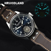 Hruodland 2025 New F016 mechanical men watch BGW-9 luminous sapphire crystal 10bar diving frosted dial relojes