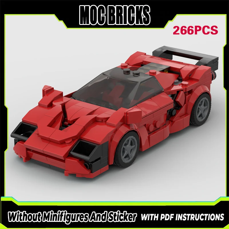

Модель гоночного автомобиля Speed Racing Car MOC, конструктор из строительных блоков XVJ, высококлассный спортивный автомобиль, модульная технология, подарки, праздничный набор для сборки, детские игрушки.