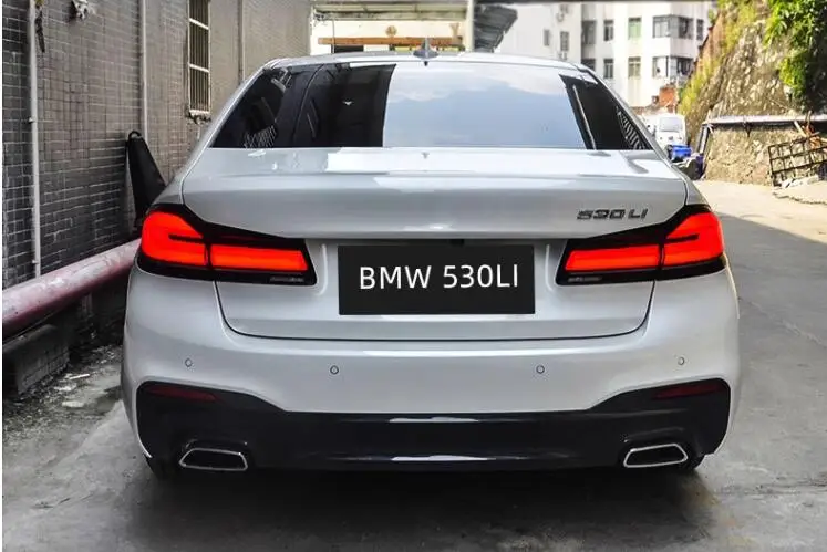 أضواء LED الذيل لسيارات BMW ، بدوره مصباح إشارة ، عكس الفرامل ، مصباح الضباب ، G30 ، 520i ، 530i ، 530e ، 540i ، 540e ، M5 ، 2017-2020