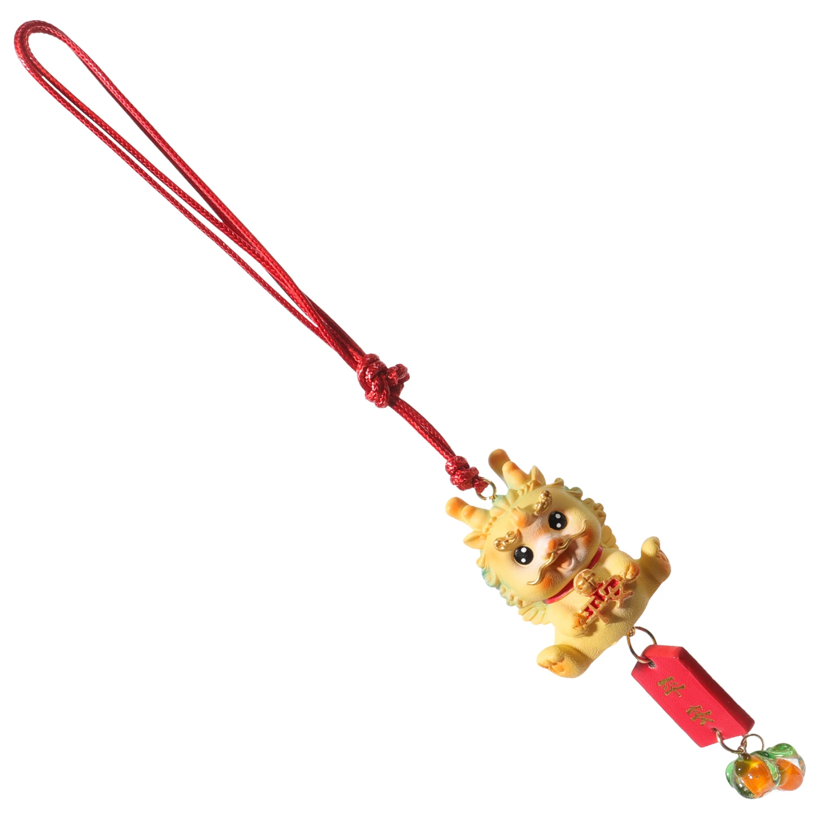 

Hanging Ornament Charm for Rearview Mirror Decorations Dragon Resin Material Festive Atmosphere Durable Longevity Easy
