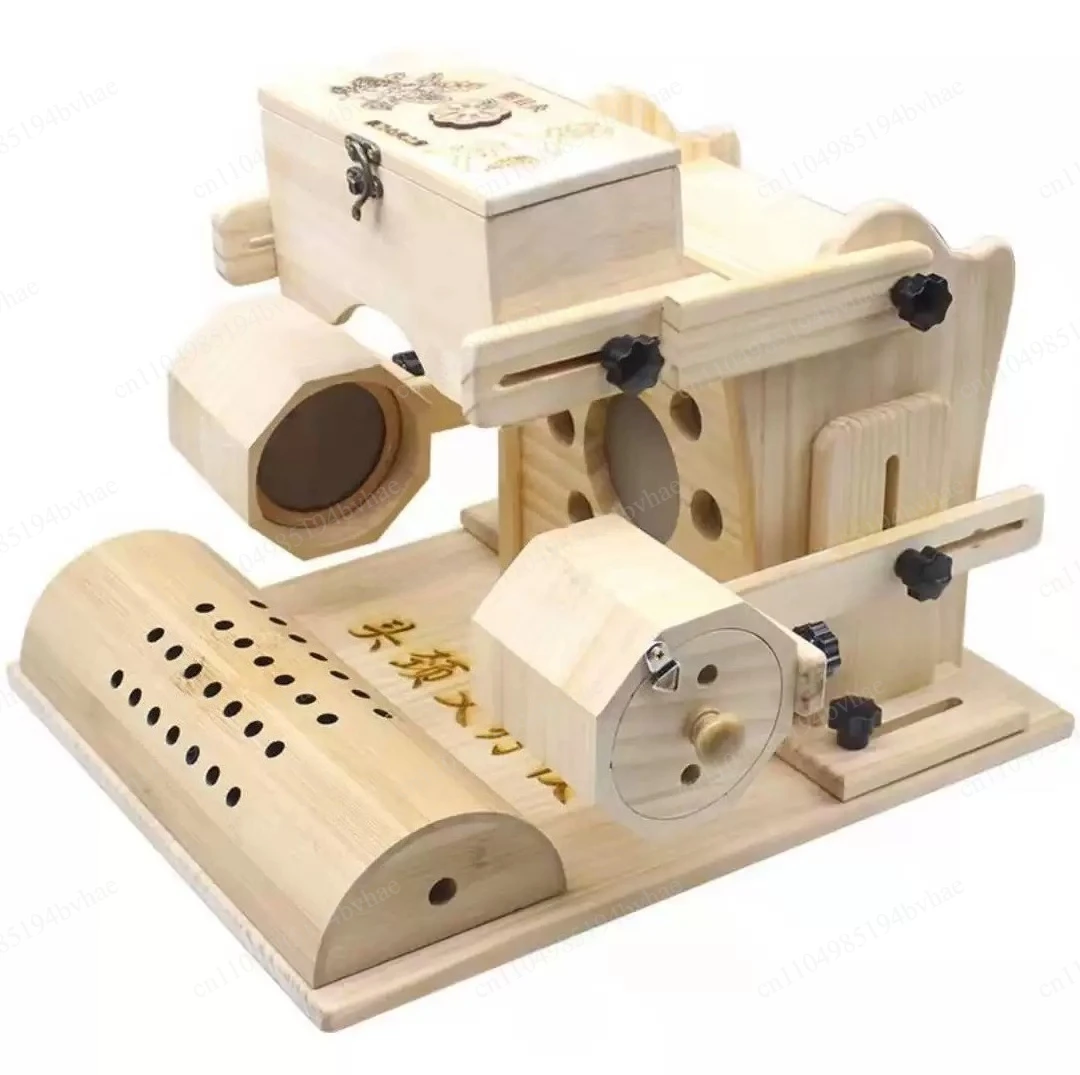 

Multi functional moxibustion device with solid wood dual ear head and neck moxibustion equipment