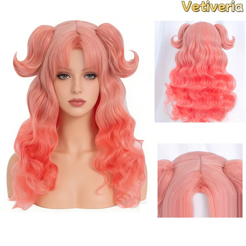 

Adult Women Tetia Cosplay Wig Atelier Synthetic Hair Tongari Boushi Carnival Halloween Party Costume Props Cartoon Accessories