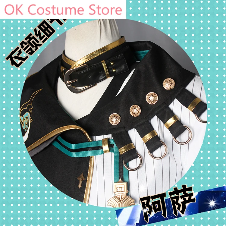 Nijisanji Virtual Youtuber Aza Roi Cosplay Costume Cos Game Anime Party Uniform Hallowen Play Role Clothes Clothing