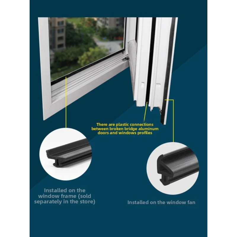 문 창문 밀폐 스트립 방풍 슬라이딩 도어 창문 기상 밀폐 스트립 실리콘 도어 창문 가스켓 방음 스트립