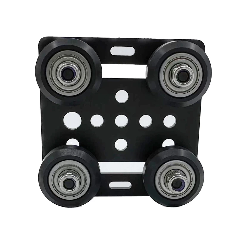 3D ชิ้นส่วนเครื่องพิมพ์ 2020 V-Openbuildd ล้อ V Gantry Plat ชุดพิเศษแผ่นสไลด์รอกสําหรับ 2020/2040 V-slot อลูมิเนียมโปรไฟล์