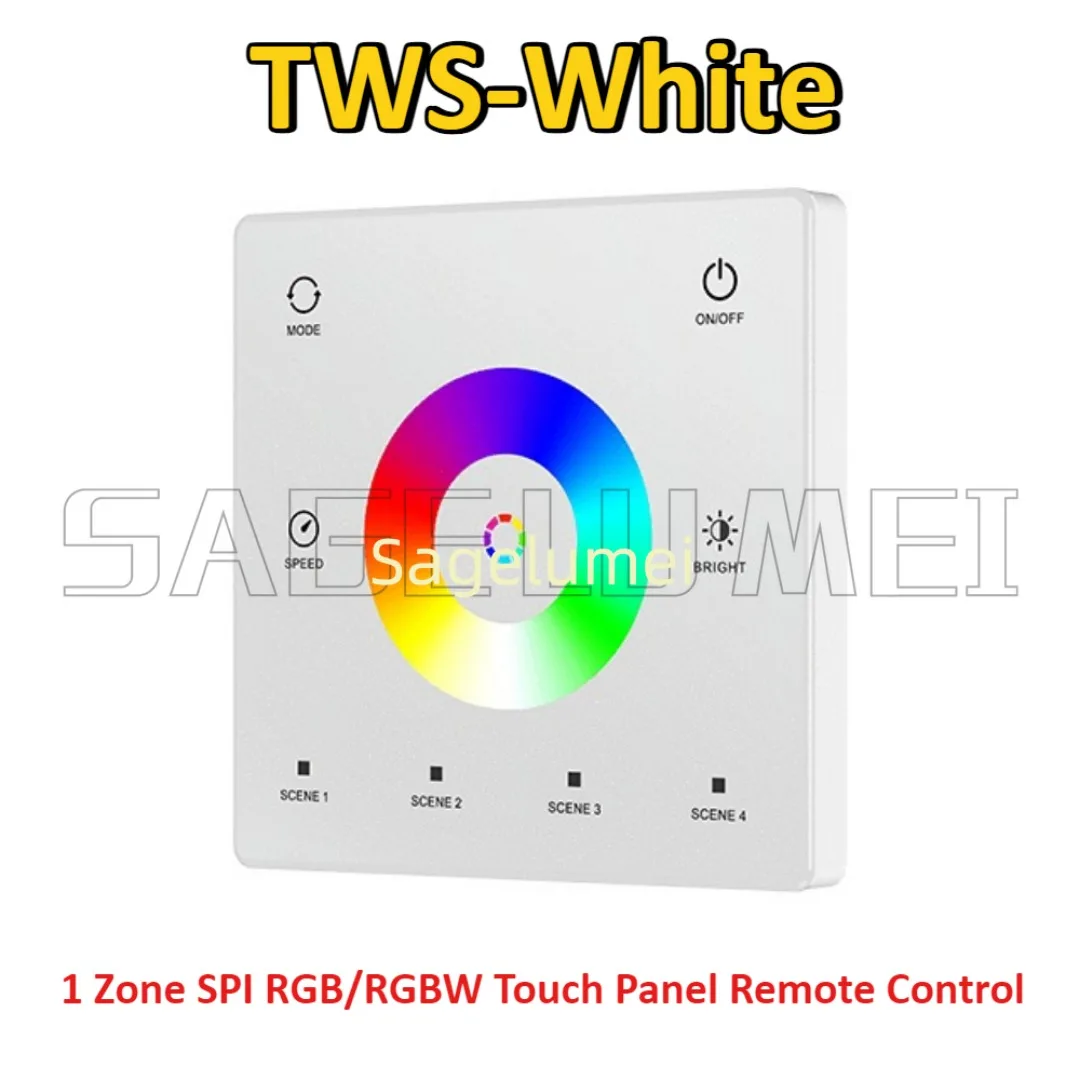 R9 TWS SC 4/8CH RGB/RGBW WS2812B إشارة LED قطاع مكبر للصوت SPI TTL إشارة الناتج ل WS2811/2815/2813 Sk6812 بكسل أضواء LED