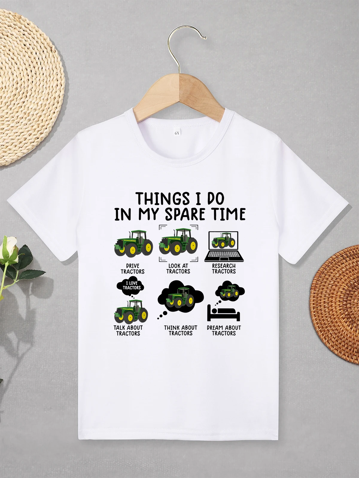 

“Things I Do In My Spare Time” Funny Kids T Shirt for Boys Short Sleeve Summer Casual Versatile Children Clothes Fast Delivery