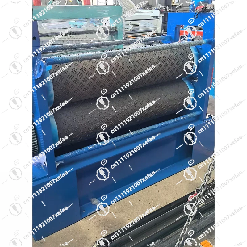 Ceramic Tile Industry Metal Roll Forming Steel Roll Metal Plate Door Uncoiler Automatic Embossing Machine