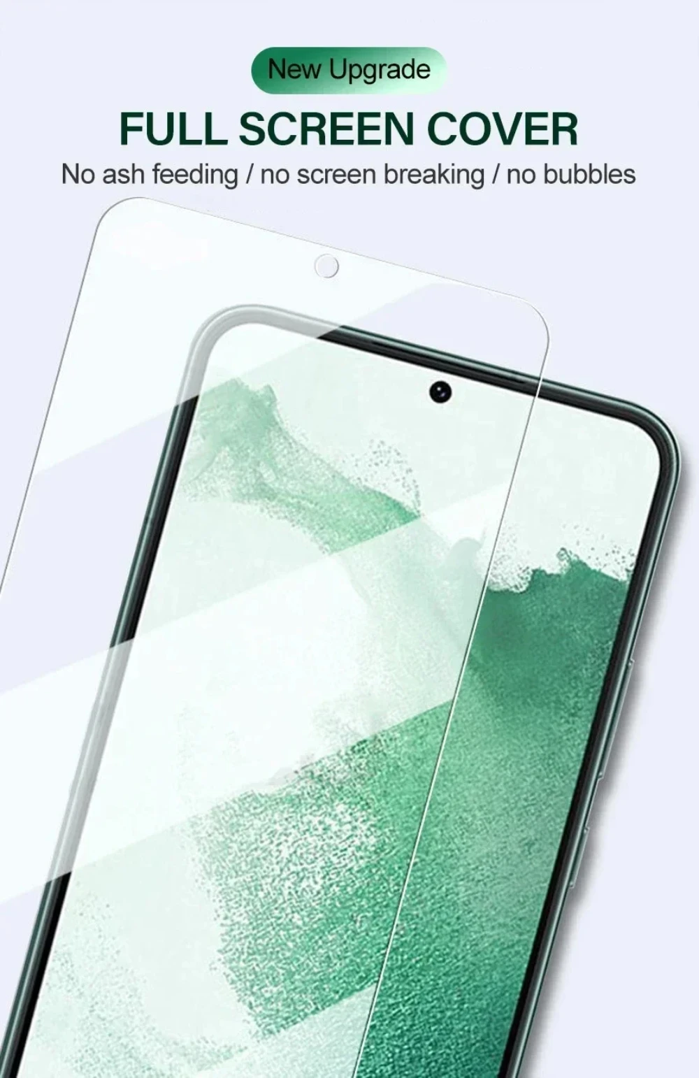 NNBILI 2PCS Fingerprint Entsperren Gehärtetem Glas Für Samsung S24 Ultra S23 S22 S21 Plus Screen Protector Für Samsung S21 S20 FE – Detail 3