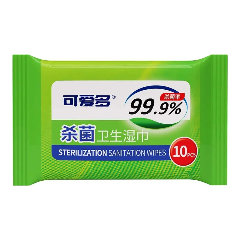 100pcs Sterilization Sanitation Wipes,non-alcohol,10pcs/pack,10packs