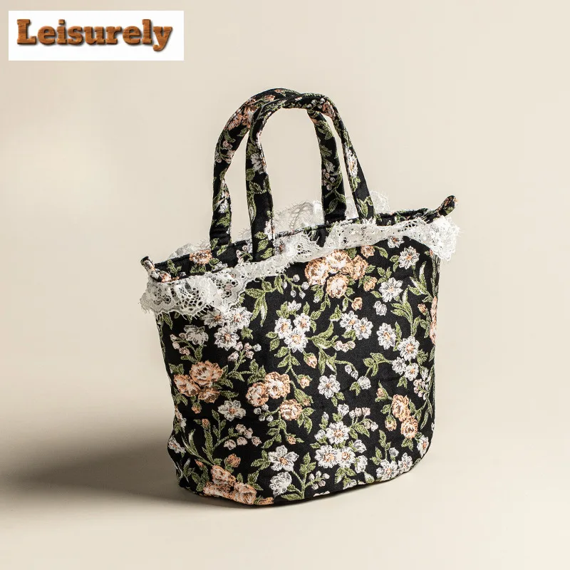 Blooming Old Dreams Lace Tea Cozies Aesthetic Tea Cozy For Teapot Hand Bag Travel Tea Set Bag Teaware Supplies Decoration Craft