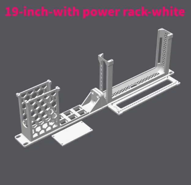 WYORESY Rack Mount Bracket For Unifi （ UCG Fiber ）10in 19in Cabinet Stable Network Equipment Install Frame