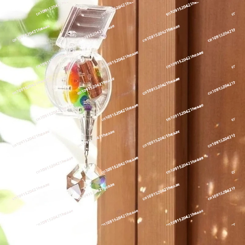 Suitable for romantic birthday gift Rainbow maker, solar crystal creative ornament